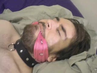 View Bandana Gagged Punk Edges and Cums