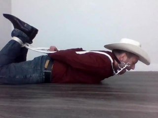 View Hogtied Bridled Cowboy