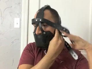 View Selfgagged and Handcuffed