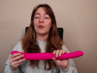 View Toy review  interesting realm double dildo thrusting vibrator and spider-wed bed bdsm bondage gear!