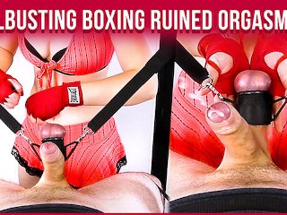 View Ballbusting boxing handjob & balls torture ruined orgasm cbt pov  era