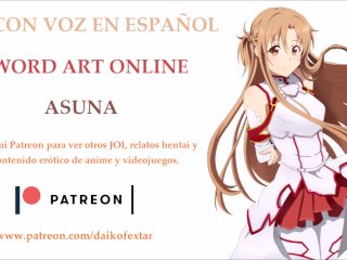 View Audio-JOI hentai, Asuna de SAO. Voz española, instrucciones masturbación.